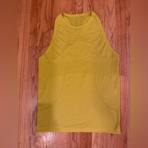 Lululemon Athletica neon green Sleeveless Top